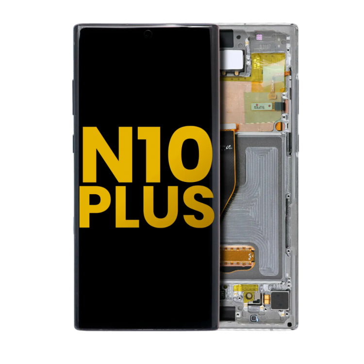 Samsung Note 10 Plus Çıtalı ekran dokunmatik Siyah HD+