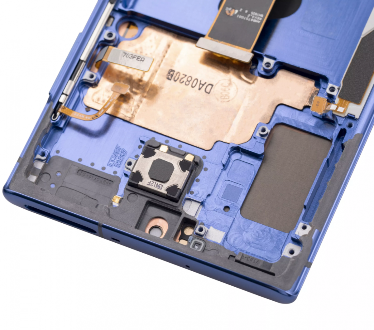 Samsung Note 10 Plus Çıtalı ekran dokunmatik Mavi SOFT OLED Samsung Note 10 Plus Çıtalı ekran dokunmatik Mavi SOFT OLED