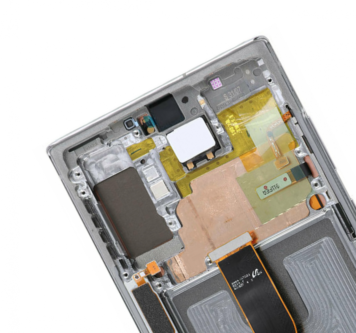 Samsung Note 10 Plus Çıtalı ekran dokunmatik Silver SOFT OLED Samsung Note 10 Plus Çıtalı ekran dokunmatik Silver SOFT OLED