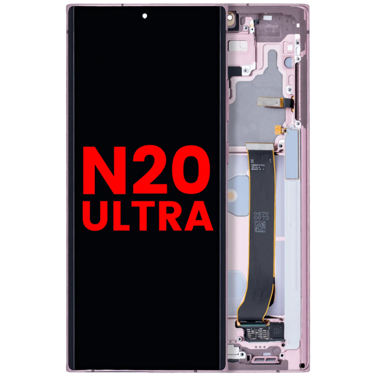 Samsung Note 20 Ultra Çıtalı ekran dokunmatik Gold SOFT OLED