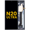 Samsung Note 20 Ultra Çıtalı ekran dokunmatik Beyaz SOFT OLED