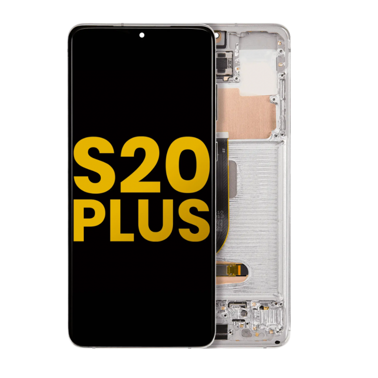 Samsung S20 Plus Çıtalı Ekran Dokunmatik Gray OLED