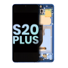 Samsung S20 Plus Çıtalı Ekran Dokunmatik Mavi OLED
