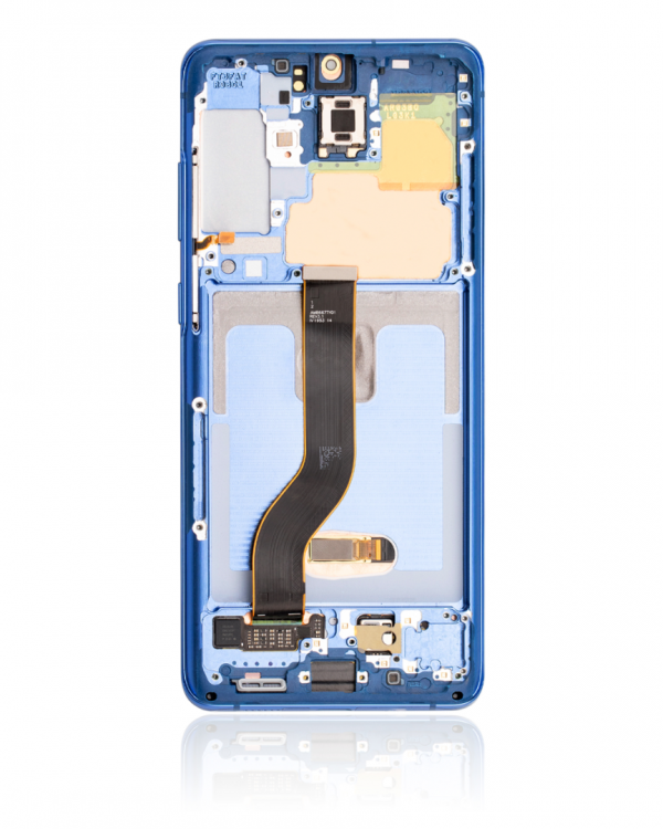 Samsung S20 Plus Çıtalı Ekran Dokunmatik Mavi OLED