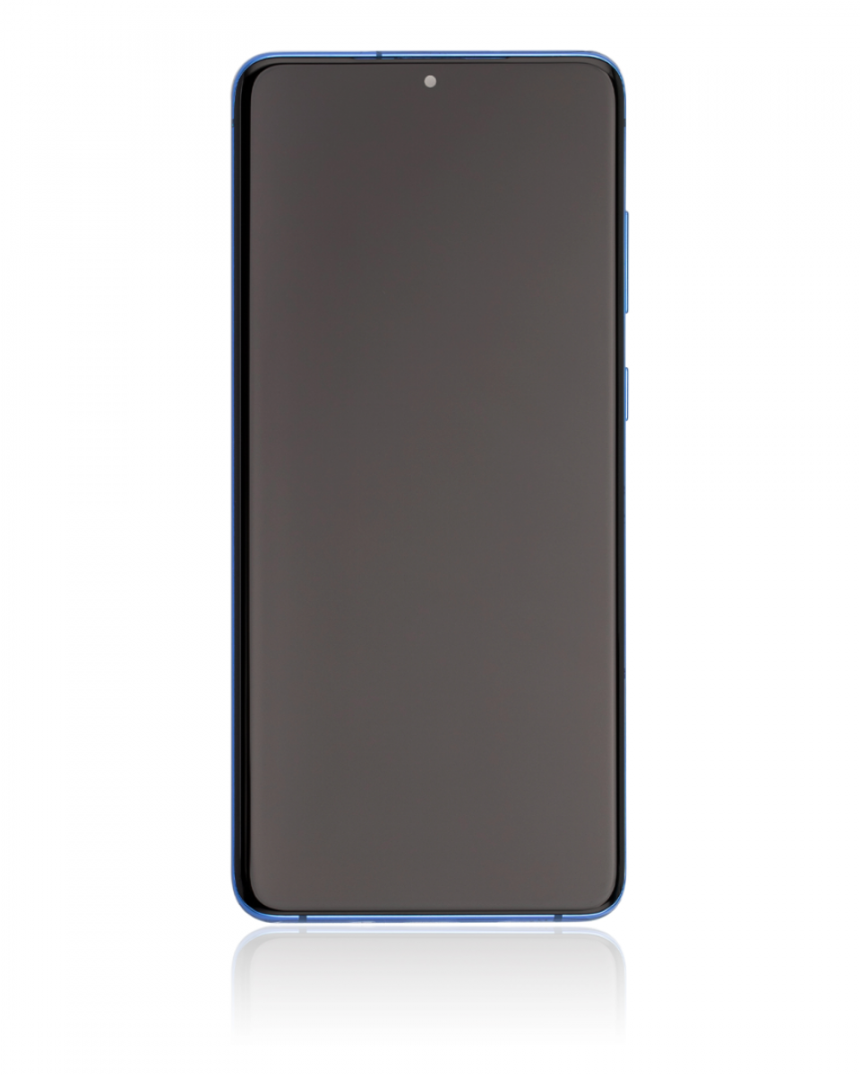 Samsung S20 Plus Çıtalı Ekran Dokunmatik Mavi OLED