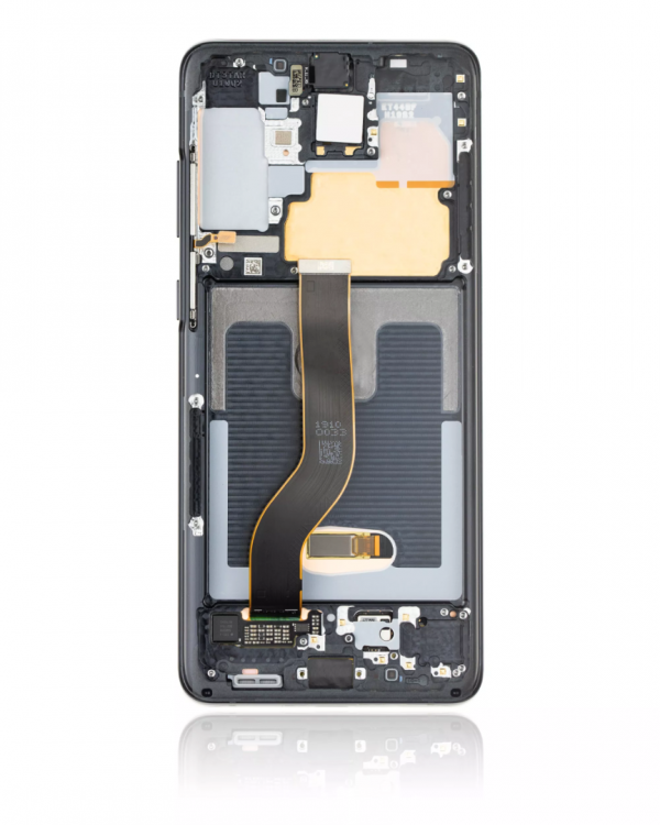 Samsung S20 Plus Çıtalı Ekran Dokunmatik Siyah OLED