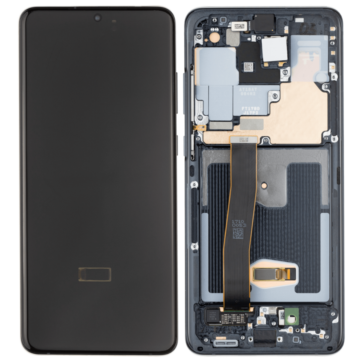 Samsung S20 Ultra Çıtalı ekran dokunmatik Gray HD+
