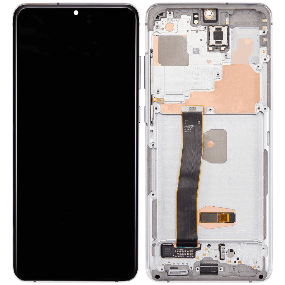 Samsung S20 Ultra Çıtalı ekran dokunmatik Gray SOFT OLED Samsung S20 Ultra Çıtalı ekran dokunmatik Gray SOFT OLED