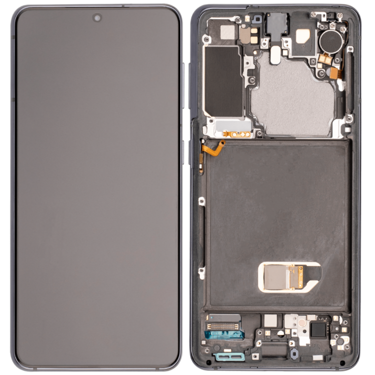 Samsung S21 Çıtalı Ekran Dokunmatik Siyah HD+