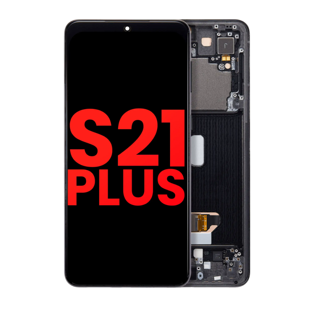 Samsung S21 Plus Çıtalı Ekran Dokunmatik Siyah OLED