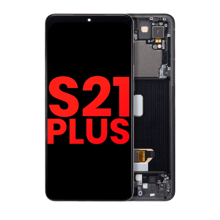 Samsung S21 Plus Çıtalı Ekran Dokunmatik Siyah OLED