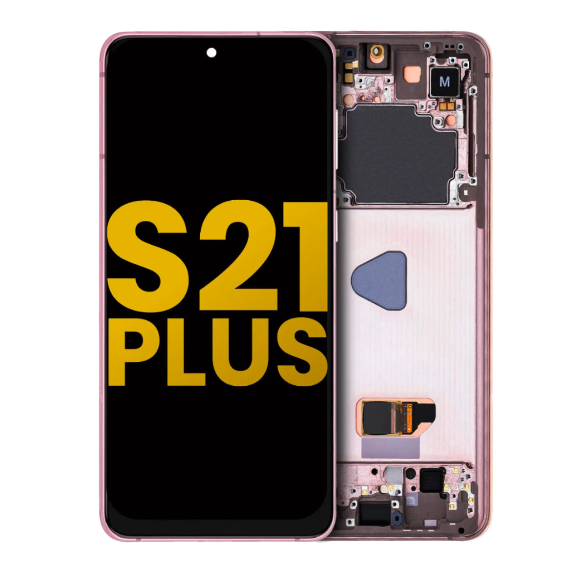 Samsung S21 Plus Çıtalı Ekran Dokunmatik Gold OLED