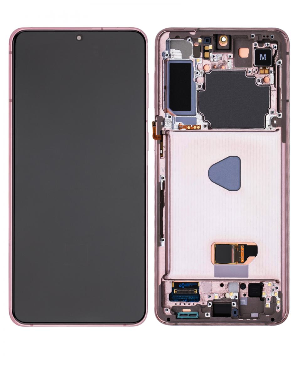 Samsung S21 Plus Çıtalı Ekran Dokunmatik Gold OLED