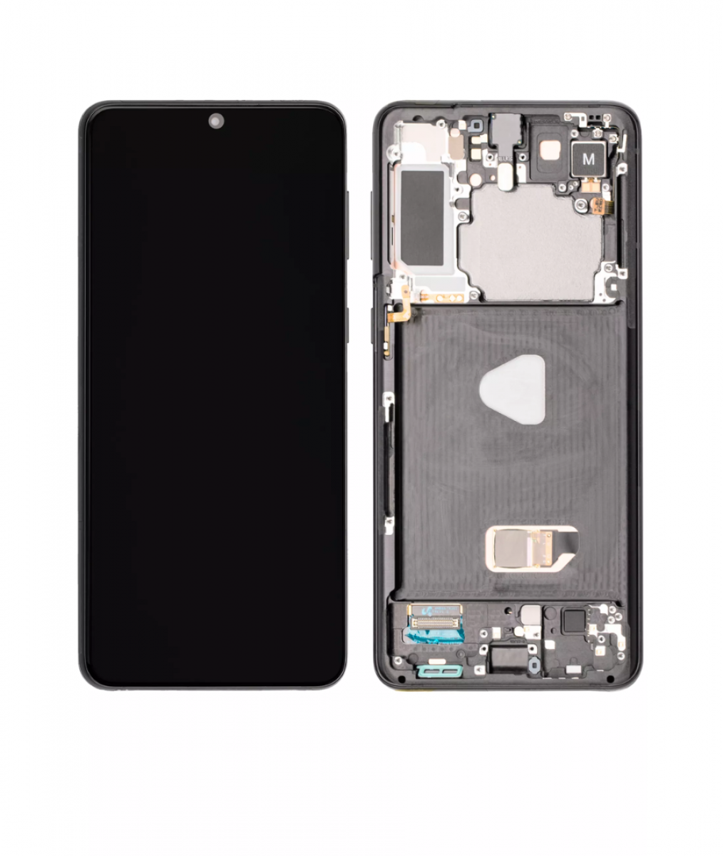 Samsung S21 Plus Çıtalı Ekran Dokunmatik Siyah HD+