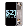 Samsung S21 Plus Çıtalı Ekran Dokunmatik Beyaz OLED
