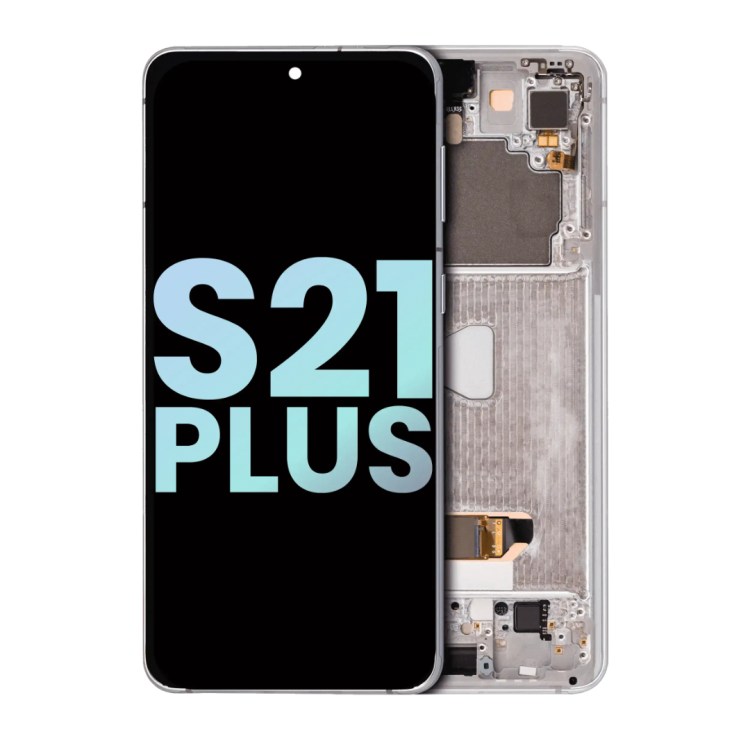 Samsung S21 Plus Çıtalı Ekran Dokunmatik Beyaz OLED