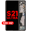 Samsung S21 Ultra Çıtalı ekran dokunmatik Siyah HD+