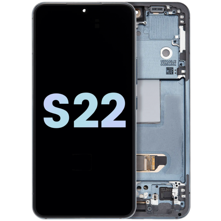 Samsung S22 Çıtalı Ekran Dokunmatik Siyah HD+