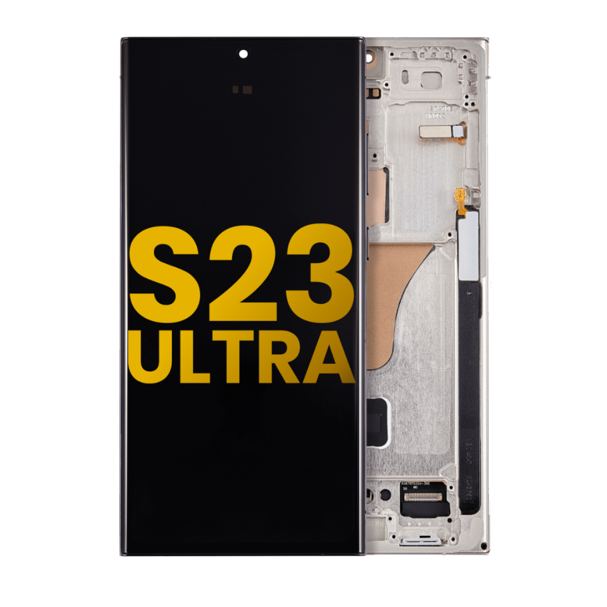 Samsung S23 Ultra Çıtalı ekran dokunmatik Gold SOFT OLED Samsung S23 Ultra Çıtalı ekran dokunmatik Gold SOFT OLED