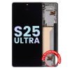 Samsung S25 Ultra Çıtalı ekran dokunmatik Silver SOFT OLED