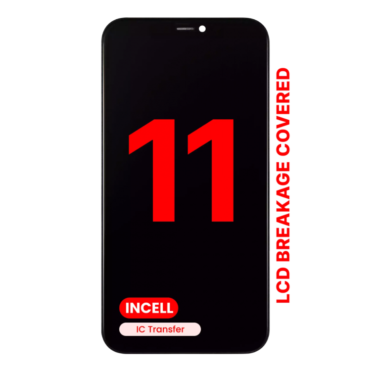 iPhone 11 Ekran Dokunmatik HD+ parlaklik 400+ Nit Standart Yan Sanayi