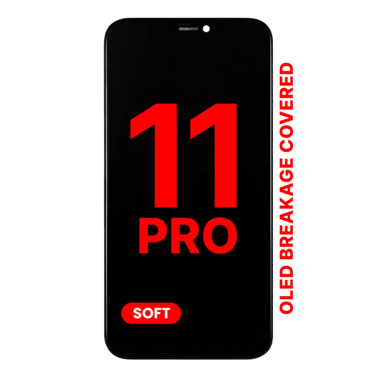 iPhone 11 Pro Ekran Dokunmatik OLED parlaklik 600+ Nit Yuksek Yan Sanayi