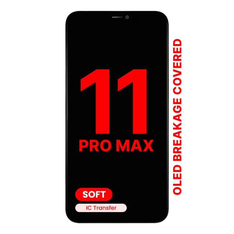 iPhone 11 Pro Max Ekran Dokunmatik SOFT OLED parlaklik 900+ Nit Premium Kalite