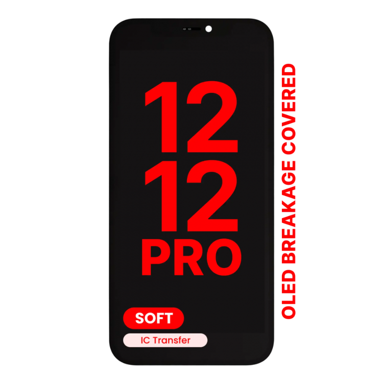 iPhone 12/12 Pro Ekran Dokunmatik SOFT OLED parlaklik 800+ Nit Premium Kalite