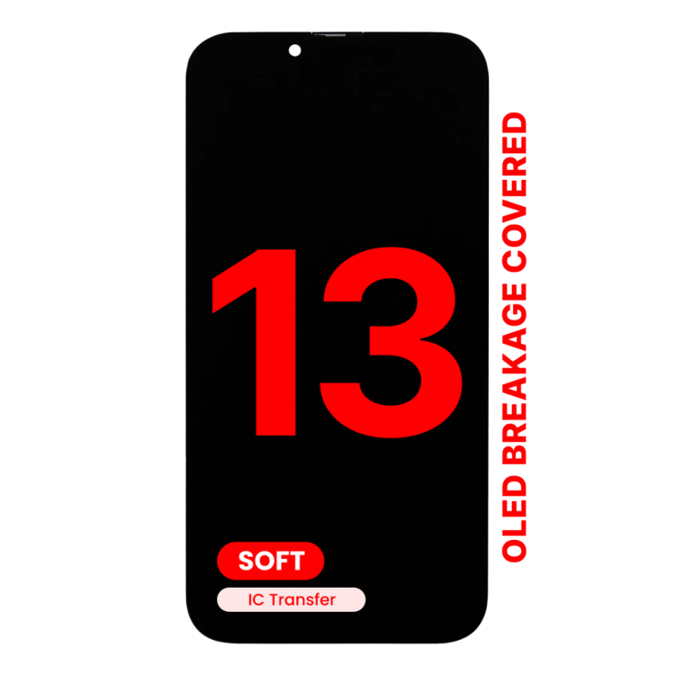 iPhone 13 Ekran Dokunmatik SOFT OLED parlaklik 800+ Nit Premium Kalite