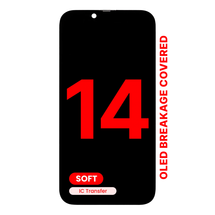 iPhone 14 Ekran Dokunmatik SOFT OLED parlaklik 900+ Nit Premium Kalite
