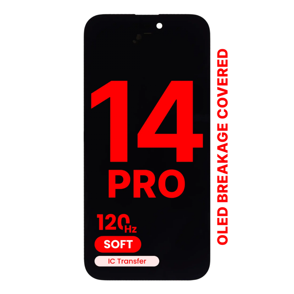 iPhone 14 Pro Ekran Dokunmatik SOFT OLED parlaklik 900+ Nit Premium Kalite