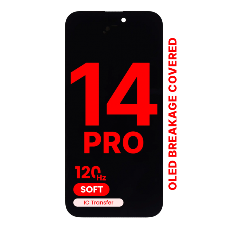 iPhone 14 Pro Ekran Dokunmatik SOFT OLED parlaklik 900+ Nit Premium Kalite