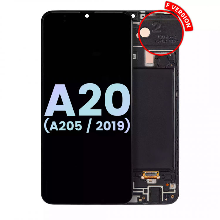 Samsung A20 Çıtalı Ekran Dokunmatik HD+
