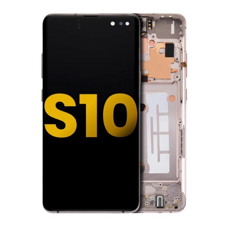 Samsung S10 Çıtalı Ekran Dokunmatik Siyah HD+
