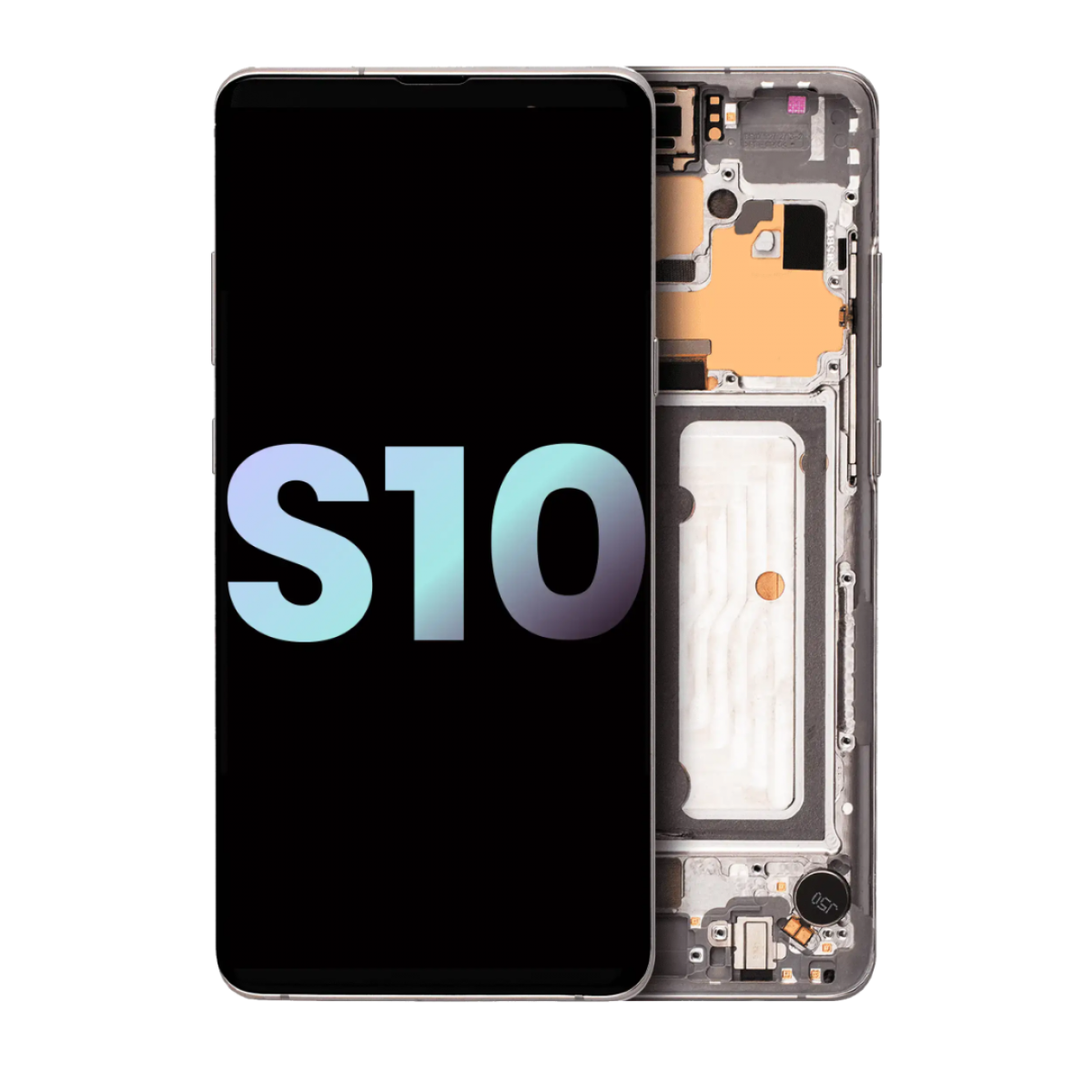 Samsung S10 Çıtalı Ekran Dokunmatik Mavi SOFT OLED