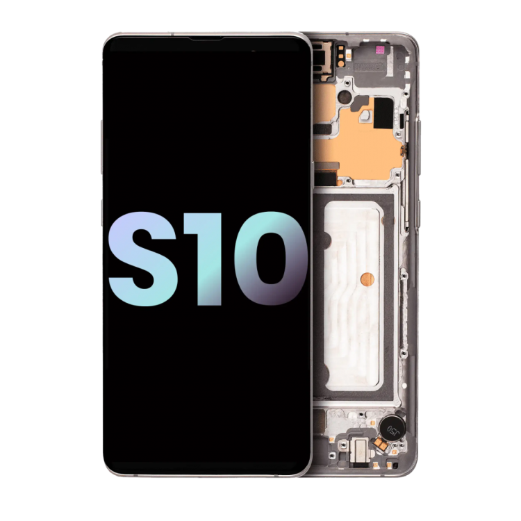 Samsung S10 Çıtalı Ekran Dokunmatik Mavi SOFT OLED