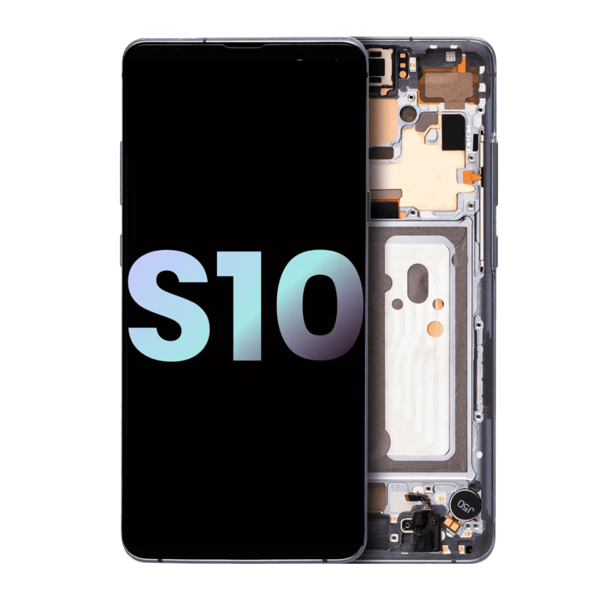 Samsung S10 Çıtalı Ekran Dokunmatik Beyaz SOFT OLED