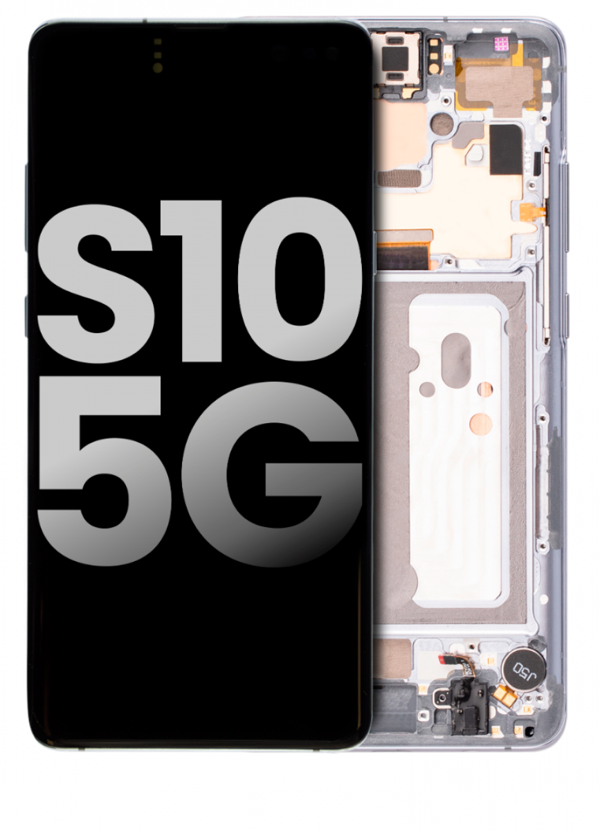 Samsung S10 Çıtalı Ekran Dokunmatik Yesil SOFT OLED