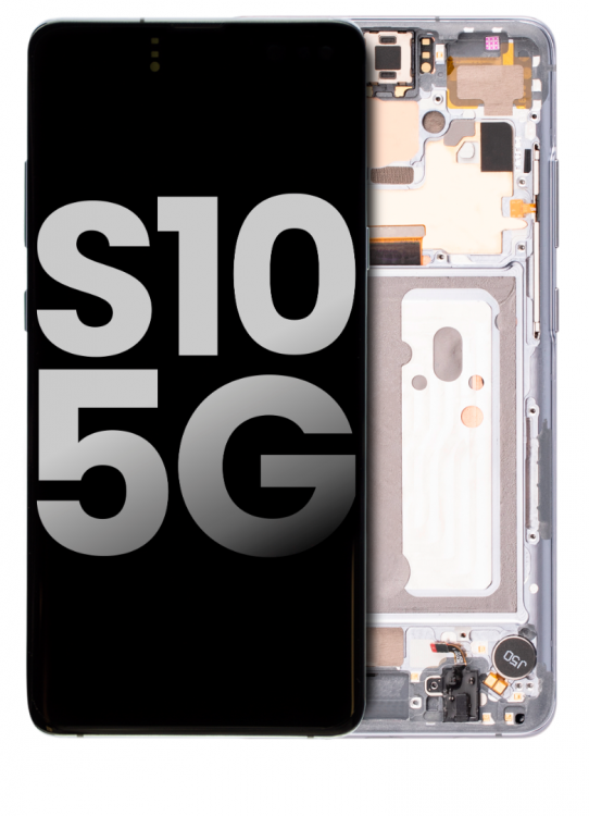 Samsung S10 Çıtalı Ekran Dokunmatik Yesil SOFT OLED