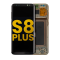 Samsung S8 Plus Çıtalı Ekran Dokunmatik Gold HD+