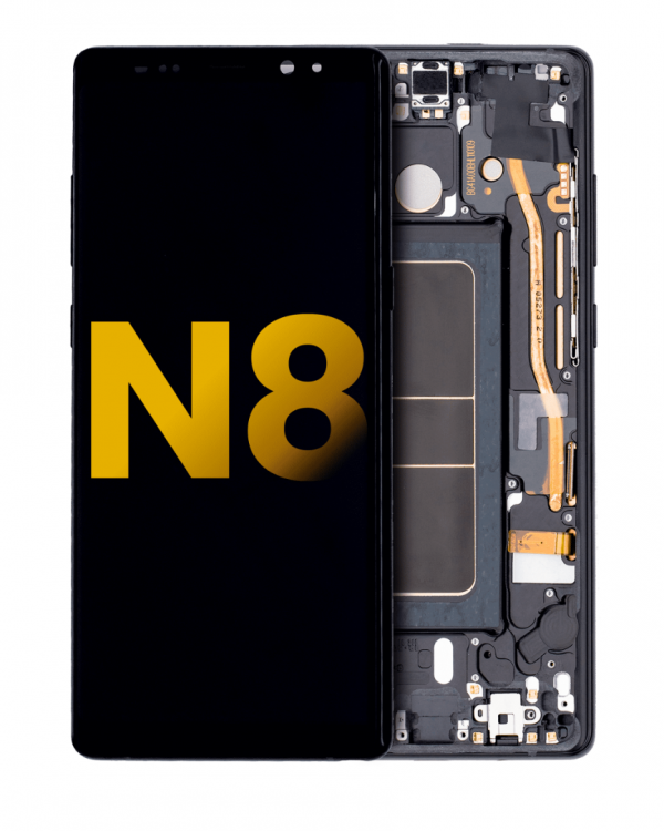 Samsung Note 9 Çıtalı Ekran Dokunmatik Siyah HD+