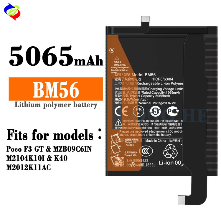 Xiaomi Redmi K40 GAMİNG Batarya Pil Orjinal Mah Logosuz Ürün BM56