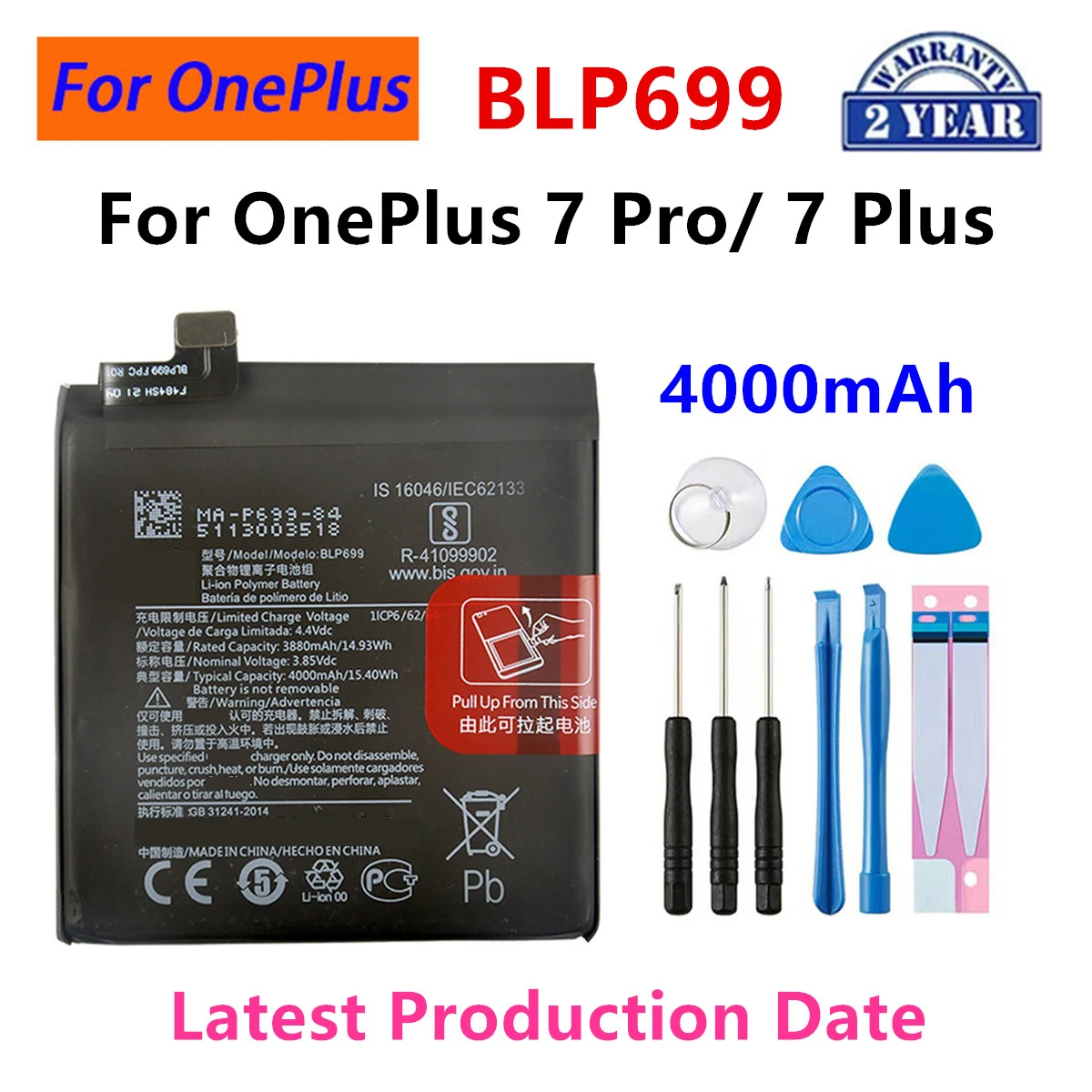 One Plus 9 PRO Batarya Pil Orjinal Mah Logosuz Ürün BLP759