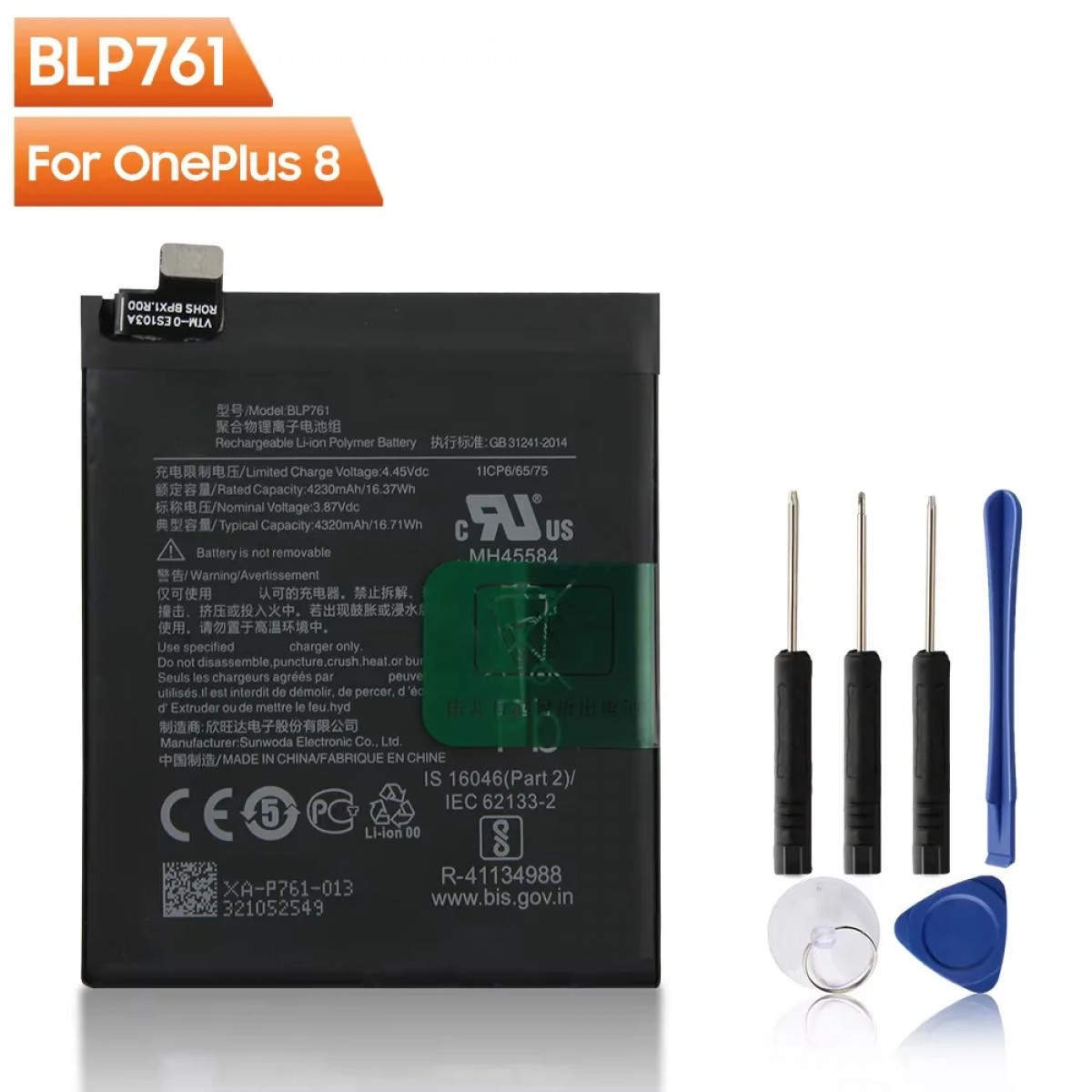 One Plus 9 PRO Batarya Pil Orjinal Mah Logosuz Ürün BLP759