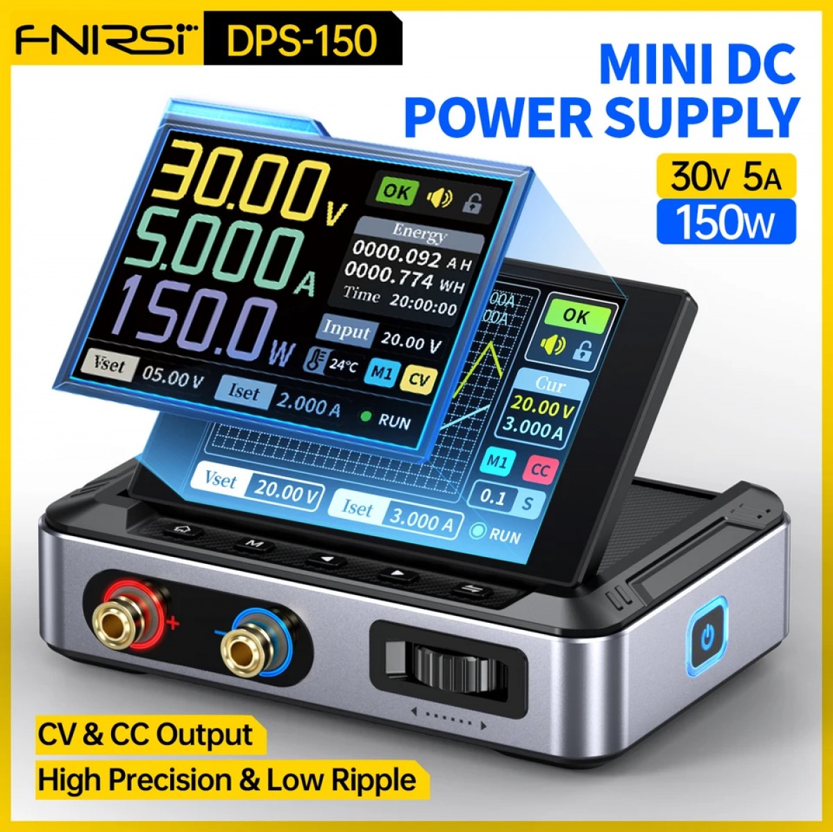 Fnirsi DPS-150 S Programlanabilir DC Güç Kaynağı Fnirsi DPS-150 S Programlanabilir DC Güç Kaynağı