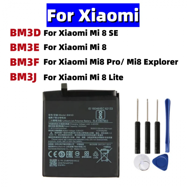 Xiaomi Mİ 8SE Batarya Pil Orjinal Mah Logosuz Ürün BM3F