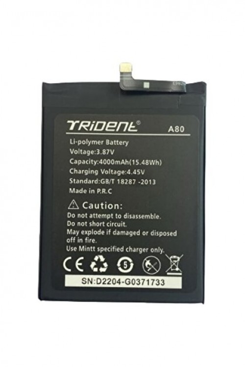 Trident A80 Batarya Pil Orjinal Mah Logosuz Ürün