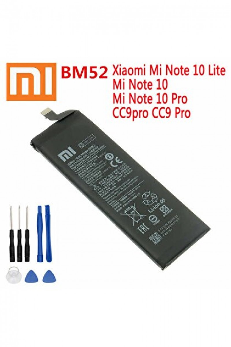 Xiaomi Mİ Note 10 LİTE Batarya Pil Orjinal Mah Logosuz Ürün BM52