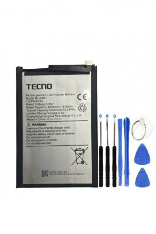 Tecno Spark 10 PRO Batarya Pil Orjinal Mah Logosuz Ürün BL-49ST
