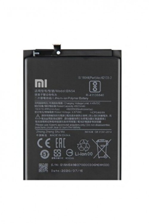 Xiaomi Redmi Note 9 PRO Batarya Pil Orjinal Mah Logosuz Ürün BN53
